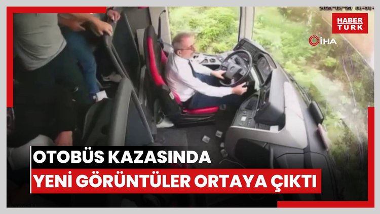 Otobüs kazasında yeni görüntüler ortaya çıktı: "Şoför rahatsızlandı, ikinci kaptan yetişemedi"