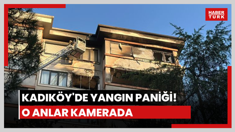 Kadıköy'de yangın paniği