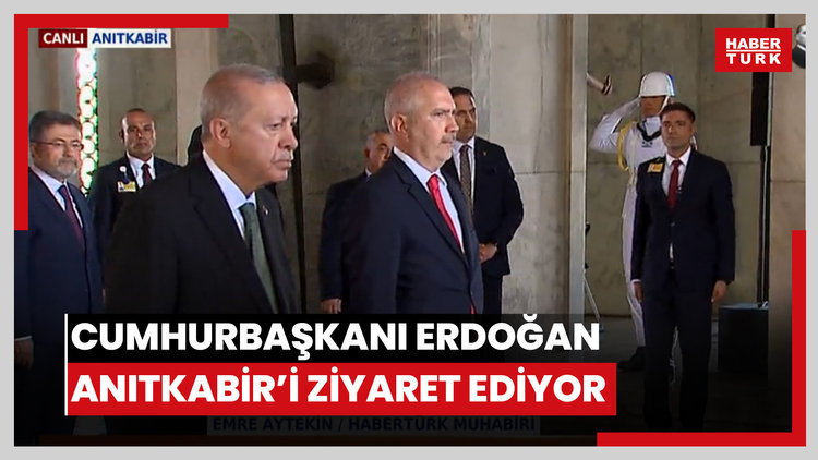 Cumhurbaşkanı Erdoğan Anıtkabir'i ziyaret ediyor