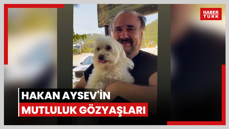 Hakan Aysev'in mutluluk gözyaşları