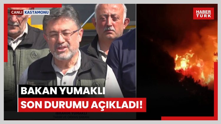 Karabük'te çıktı Kastamonu'ya ulaştı... Bakan Yumaklı son durumu açıkladı!