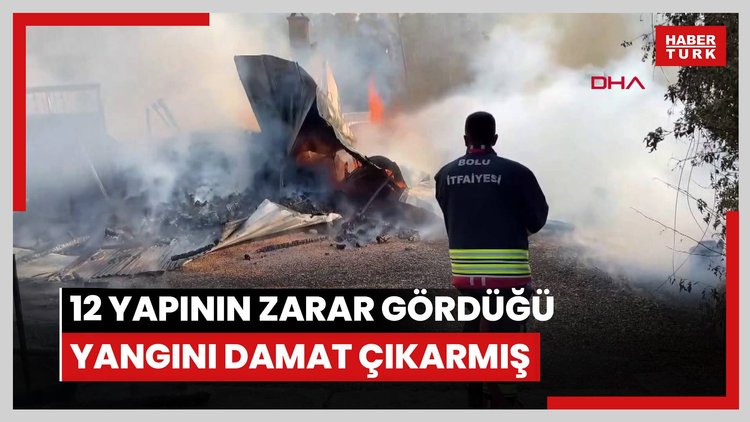 Yayladaki 12 yapının zarar gördüğü yangını damat çıkarmış