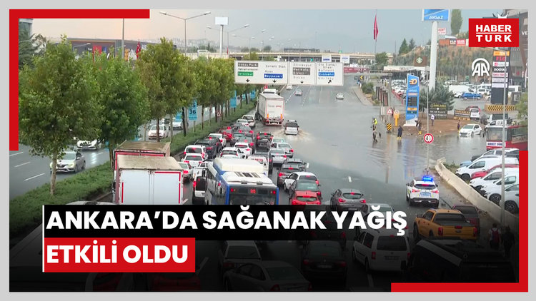 Sağanak yağış etkili oldu