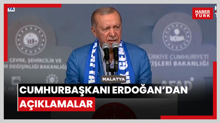 Cumhurbaşkanı Erdoğan'dan açıklamalar