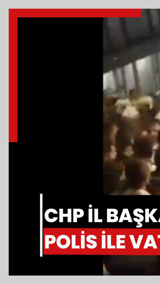 CHP İstanbul İl Başkanlığı önünde arbede çıktı