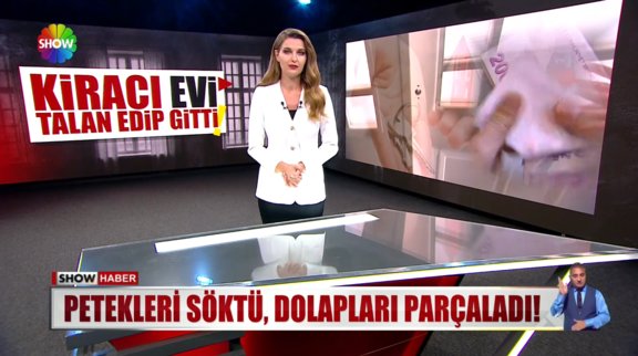 Petekleri söktü, dolapları parçaladı!