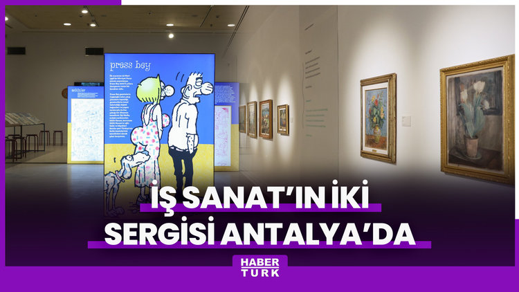 "İstanbul'un Resmi" ve "Yazan-Çizen Latif Demirci" Sergileri Antalya'da