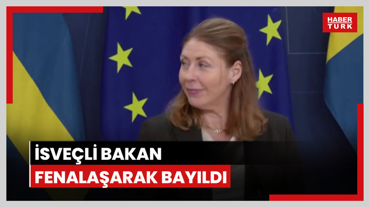 İsveçli bakan fenalaşarak bayıldı