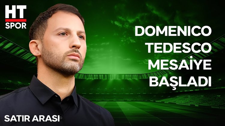 Fenerbahçe'nin yeni hocası Tedesco takımın başında ilk idmanında