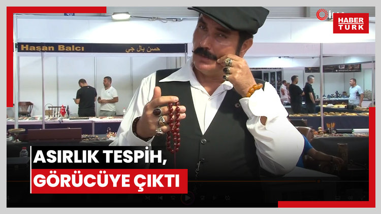 Asırlık tespih, görücüye çıktı