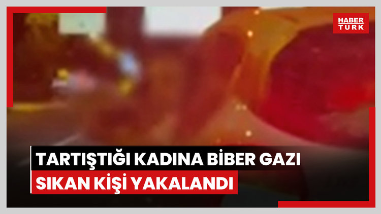 Üsküdar'da tartıştığı kadına biber gazı sıkan şüpheli yakalandı