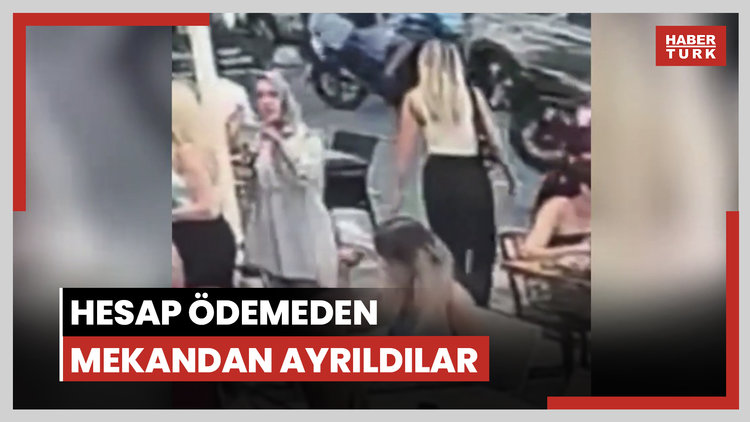 Restorandan hesap ödemeden böyle ayrıldılar