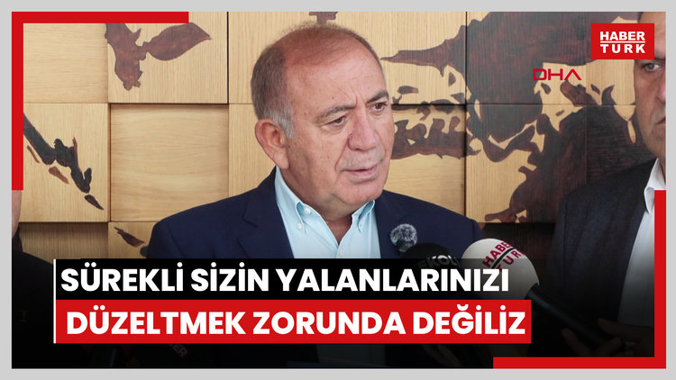 Gürsel Tekin: Sürekli sizin yalanlarınızı düzeltmek zorunda değiliz
