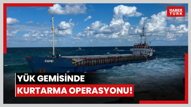 Karaya oturan gemide kurtarma operasyonu