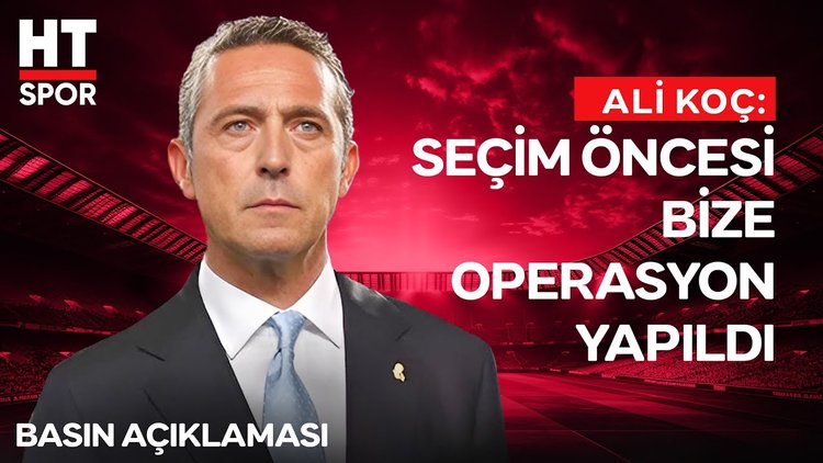 Fenerbahçe Başkanı Ali Koç'tan hakem kararlarına sert tepki!