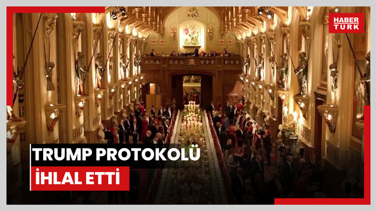Trump protokolü ihlal etti