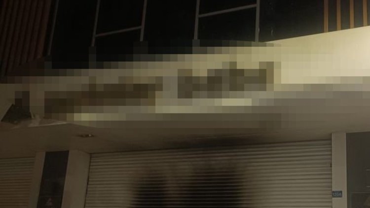 Bursa'da mağazayı kundaklamaya çalıştı; o anları kameraya kaydetti