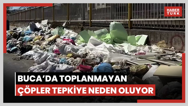 İzmir Buca'da çöp krizi