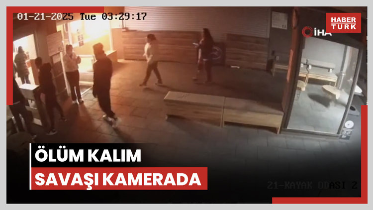 Grand Kartal Otel yangınının ölüm kalım savaşı kamerada