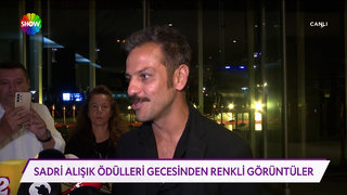 Sadri Alışık Ödülleri gecesinde Erkan Kolçak Köstendil’den 