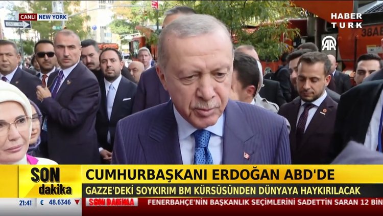 Cumhurbaşkanı Erdoğan ABD'de