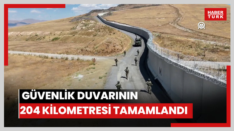 Van-İran sınırında inşa edilen güvenlik duvarının 204 kilometresi tamamlandı