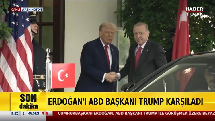 Cumhurbaşkanı Erdoğan Beyaz Saray'da