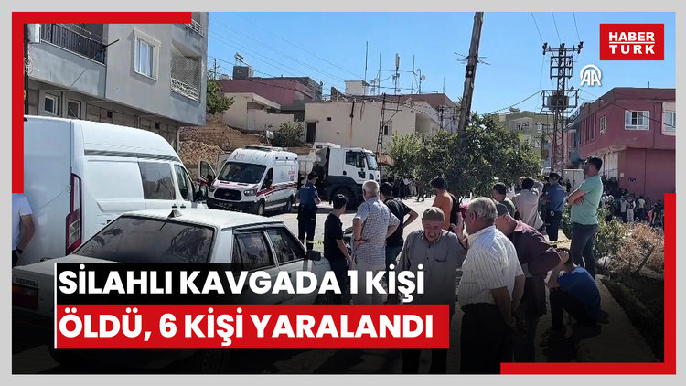 İki grup arasında çıkan silahlı kavgada 1 kişi öldü, 6 kişi yaralandı
