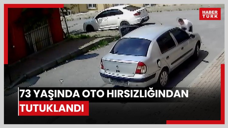 73 yaşında oto hırsızlığından tutuklandı; polisin yardımıyla merdivenden indi