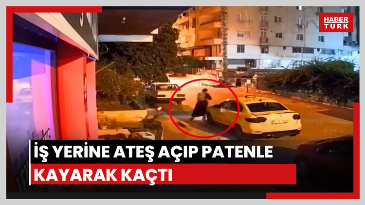 Ateş açtı patenle kaçtı!