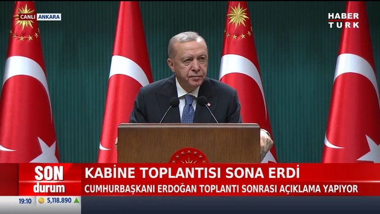 Cumhurbaşkanı Recep Tayyip Erdoğan'dan açıklamalar