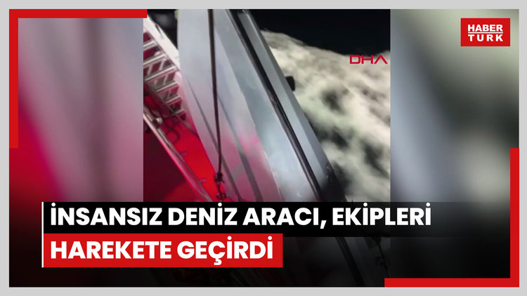 Balıkçıların bulduğu insansız deniz aracı, ekipleri harekete geçirdi