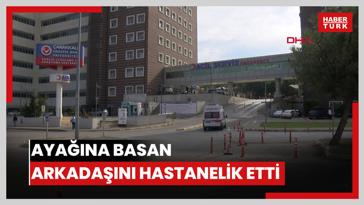 Ayağına basan sınıf arkadaşını döverek hastanelik etti