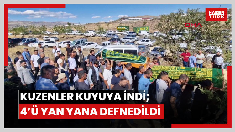 Kuzenleri dışarı çıkmayınca kuyuya inmişler; 4'ü de yan yana defnedildi