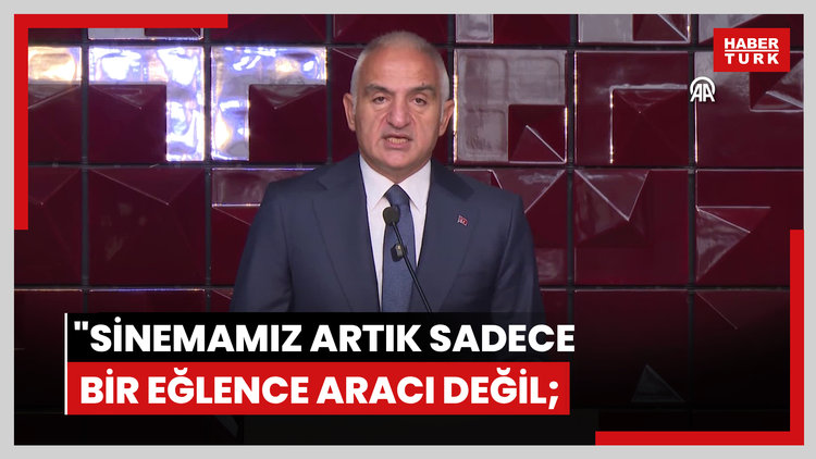 Bakan Ersoy: "Sinemamız artık sadece bir eğlence aracı değil;
