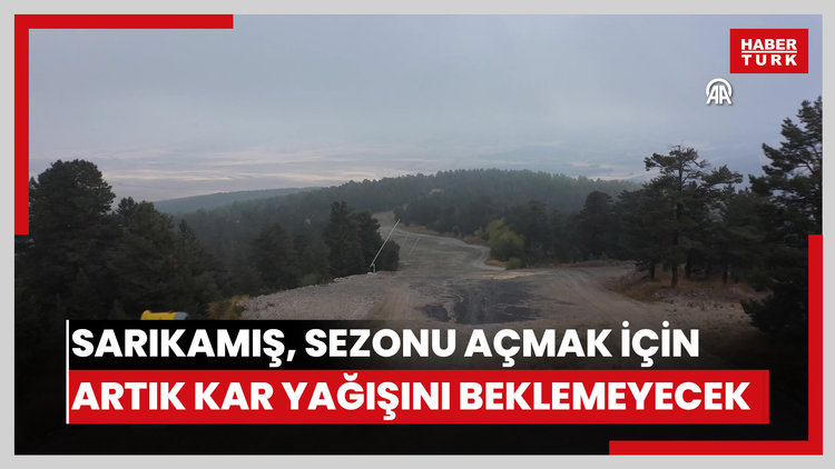 Sarıkamış Kayak Merkezi sezonu açmak için artık kar yağışını beklemeyecek