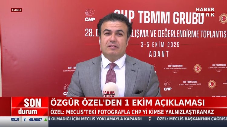 Özgür Özel'den 1 Ekim açıklaması