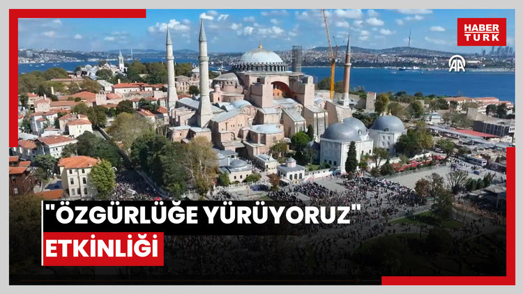 "Özgürlüğe Yürüyoruz" etkinliği