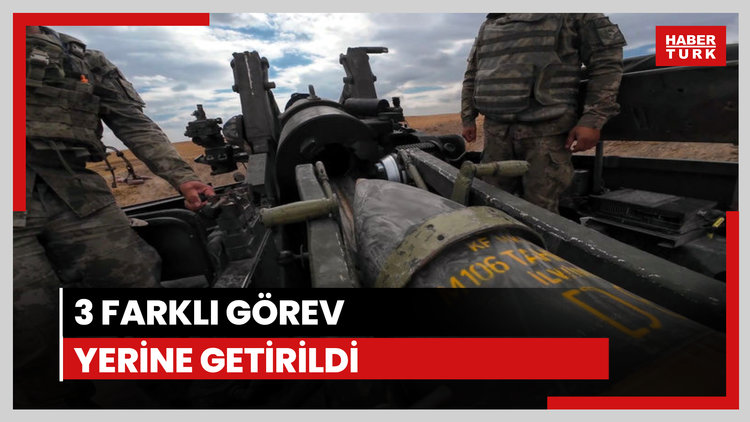 3 farklı görev yerine getirildi