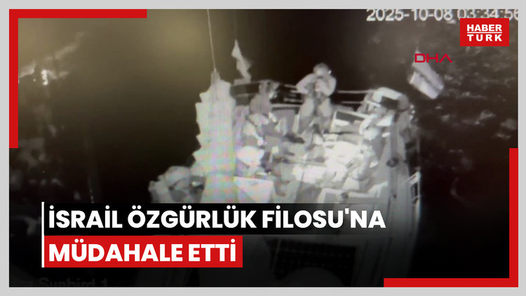 İsrail Özgürlük Filosu'na müdahale etti