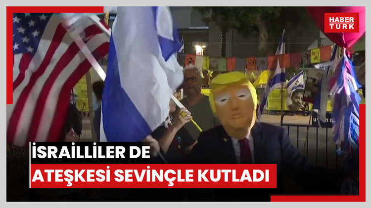 İsrailliler de ateşkesi sevinçle kutladı