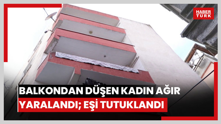 Sultangazi'de balkondan düşen kadın ağır yaralandı; eşi tutuklandı
