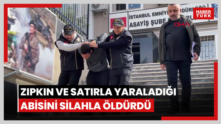 Avcılar'da 3 yıl önce zıpkın ve satırla yaraladığı abisini silahla öldürdü