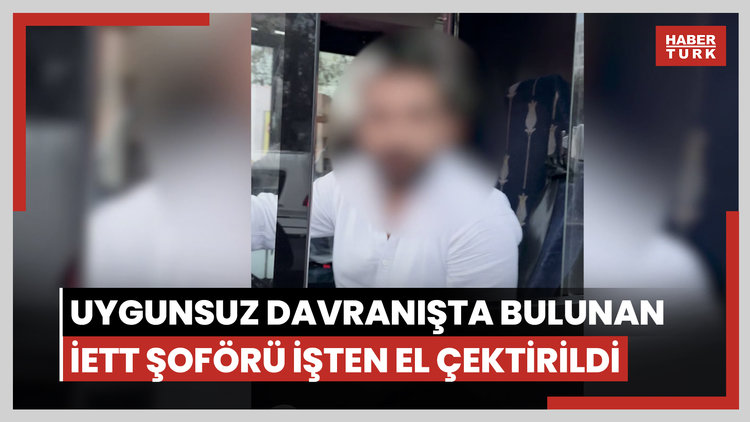 Trafikte uygunsuz davranışta bulunan İETT şoförü işten el çektirildi