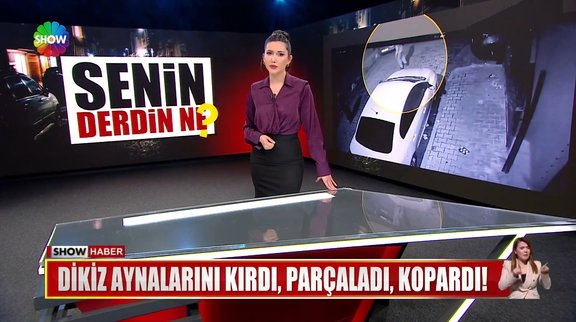 Sevgilisiyle tartıştı, aynaları kırdı!
