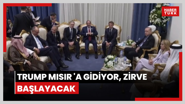 Trump mısır 'a gidiyor, zirve başlayacak