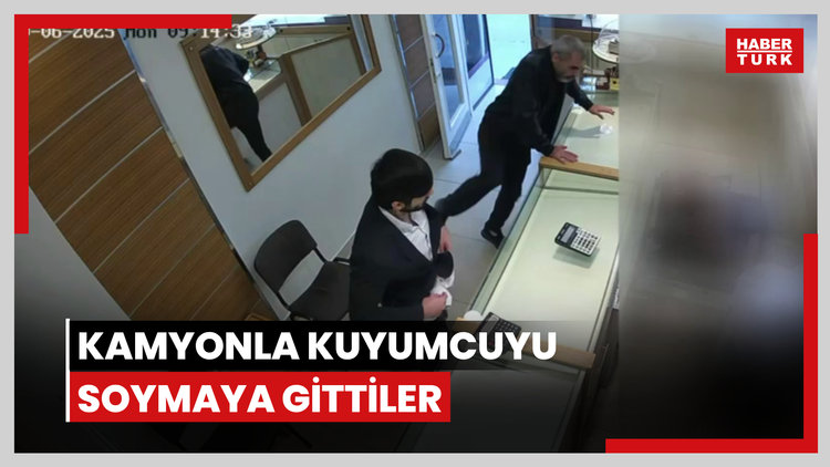 Kamyonla kuyumcuyu soymaya gittiler! Film değil gerçek!