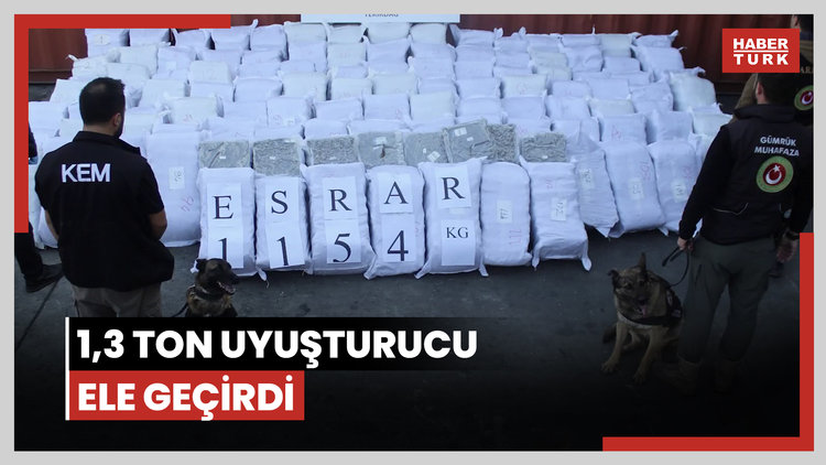 Gümrükler Muhafaza Müdürlüğü ekipleri Tekirdağ ve Edirne'de 1,3 ton uyuşturucu ele geçirdi