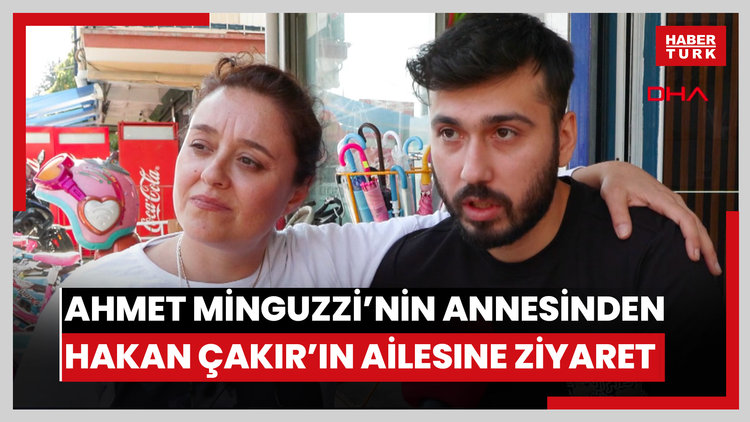 Mattia Ahmet Minguzzi'nin annesinden Hakan Çakır'ın ailesine dayanışma ziyareti