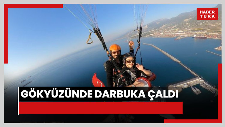 Gökyüzünde darbuka çaldı